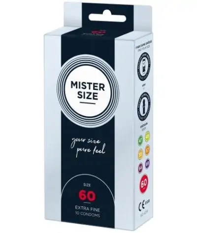 MISTER.SIZE 60 mm Kondome 10 Stück von Mister Size (0,90€ / Stück)