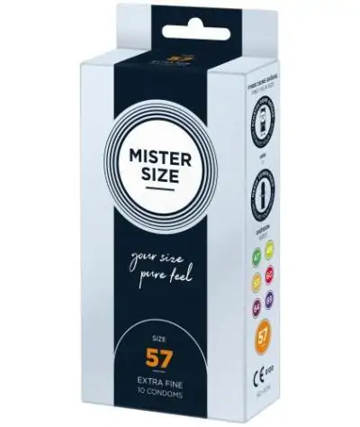 MISTER.SIZE 57 mm Kondome 10 Stück von Mister Size (0,90€ / Stück)