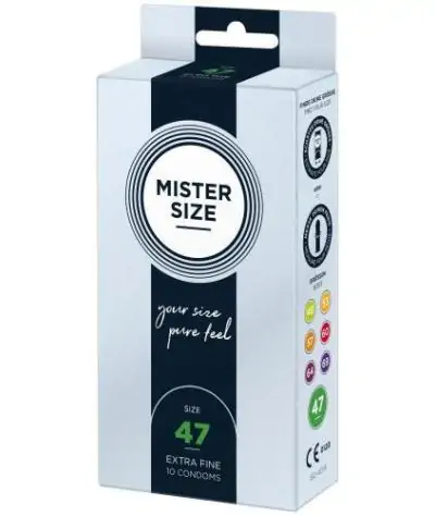 MISTER.SIZE 47 mm Kondome 10 Stück von Mister Size (0,90€ / Stück)