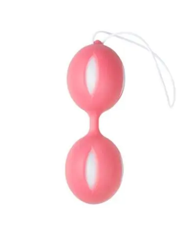 Wiggle Duo Kegel Ball - pink/weiß von Easytoys Geisha Collection