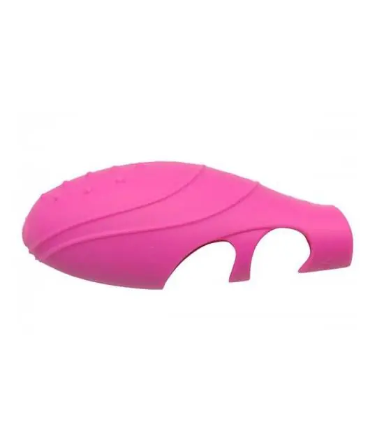 G-Punkt Fingervibrator aus Silikon in Pink von Frisky
