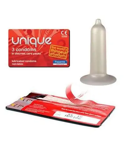 Pasante Unique Latexfreie Kondome 3 Stück von Pasante (3,33€ / Stück)