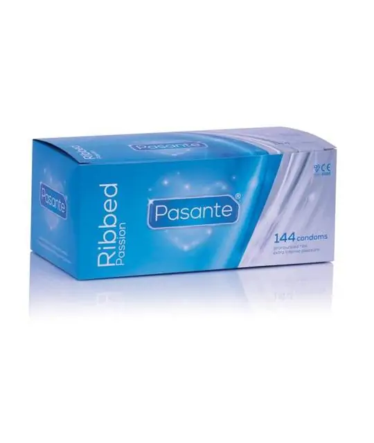 Pasante Kondome mit Riffeln 144 Stück von Pasante (0,19€ / Stück)