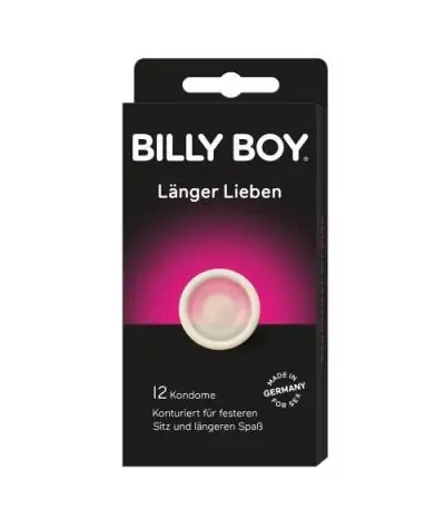 Billy Boy - Love Longer - 12 Kondome von Billy Boy (1,50€ / Stück)