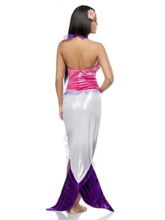 Mermaid Kostüm pink/silber