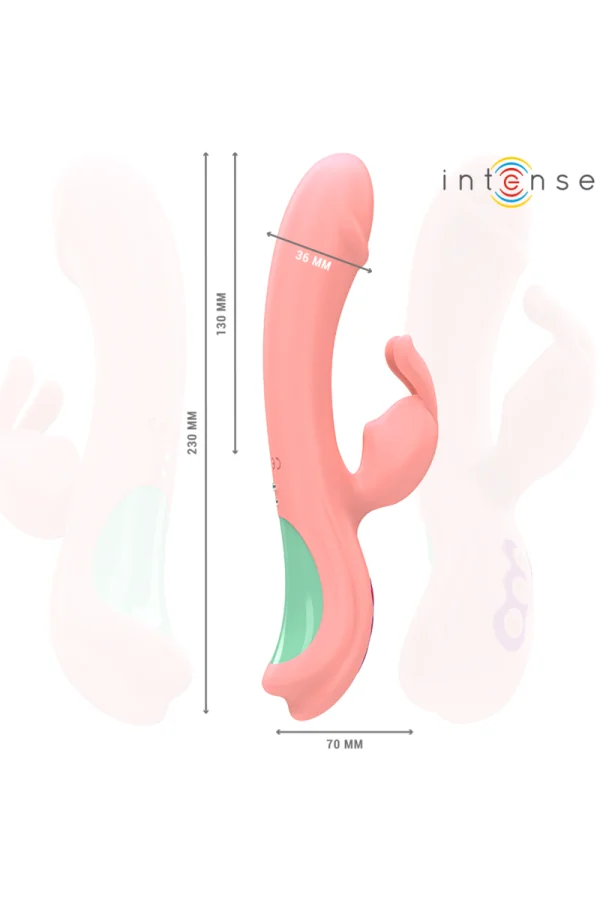 Rachel Rabbit Vibrator 5 Vibrationen Rosa von Intense Fun